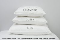Kenali Ukuran Bantal Tidur Tepat untuk Kenyamanan Tidur Nyenyak Maksimal